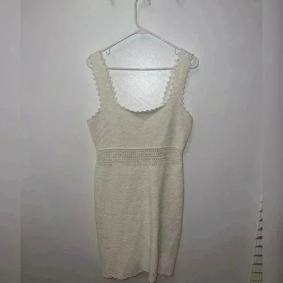 Rebecca Taylor CROCHET-TRIM Square MINI DRESS NEW WITHOUT TAG - Picture 3 of 7